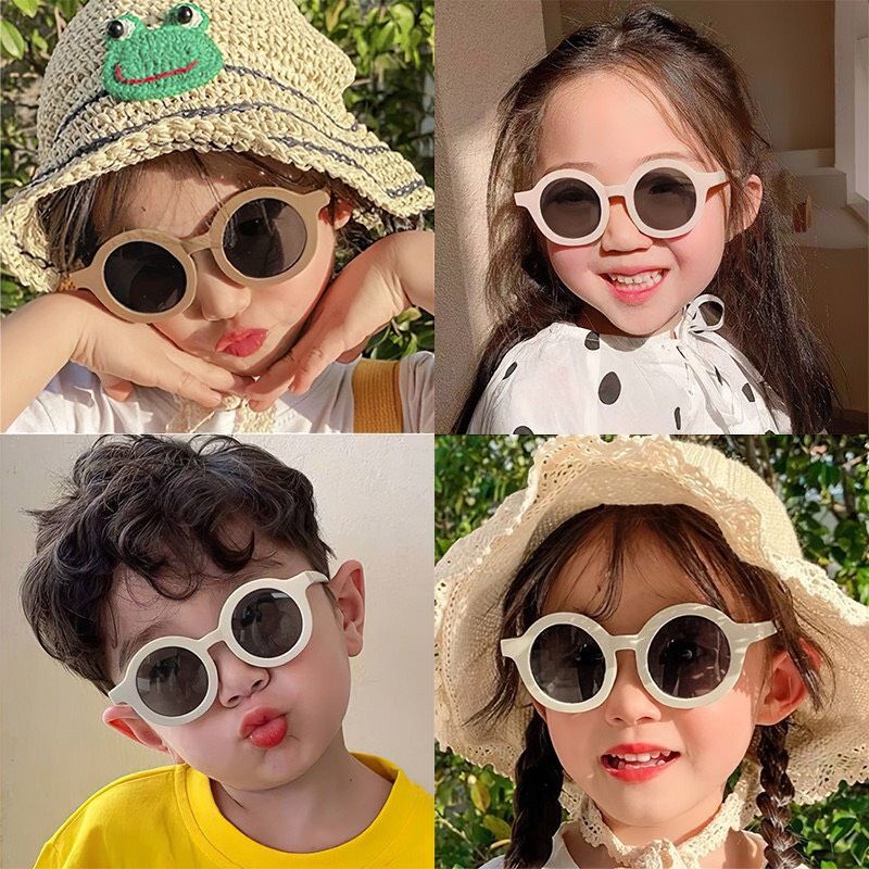  [ TẶNG HỘP ĐỰNG ] Mắt Kính Râm Baby Glasses Chống Tia UV Gấp Gọn Hàn Quốc Cho Bé 