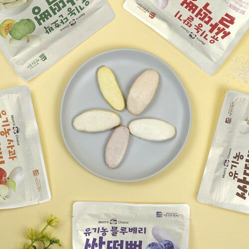  Bánh Gạo Hữu Cơ Ăn Dặm Mom's Choice Nội Địa Hàn Quốc Cho Bé 