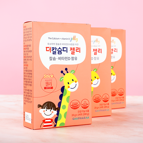  Thạch Jelly Canxi + Vitamin D GMPHARM Hàn Quốc Phát Triển Chiều Cao Dành Cho Bé Từ 6 Tháng Đến 13 Tuổi 