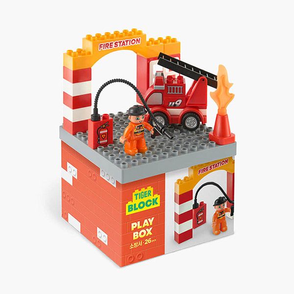  [My Little Tiger] Đồ Chơi Block Play Box Cho Bé - Order Hàn Quốc 5-7 Ngày 