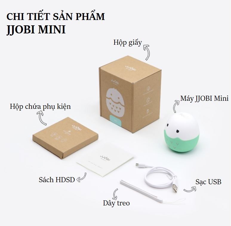  Máy Tiệt Trùng Ti Giả JJOBI Mini Nội Địa Hàn Quốc Cho Bé 