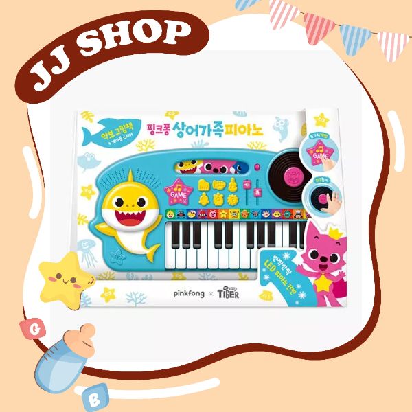  Đồ Chơi Đàn Piano BABY SHARK PinkFong Cho Bé Nội Địa Hàn Quốc - Order Hàn Quốc 5-7 Ngày 