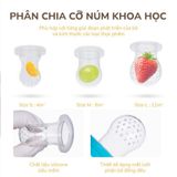  Túi Nhai Silicone Ăn Dặm, Chống Hóc TOBE Cao Cấp 