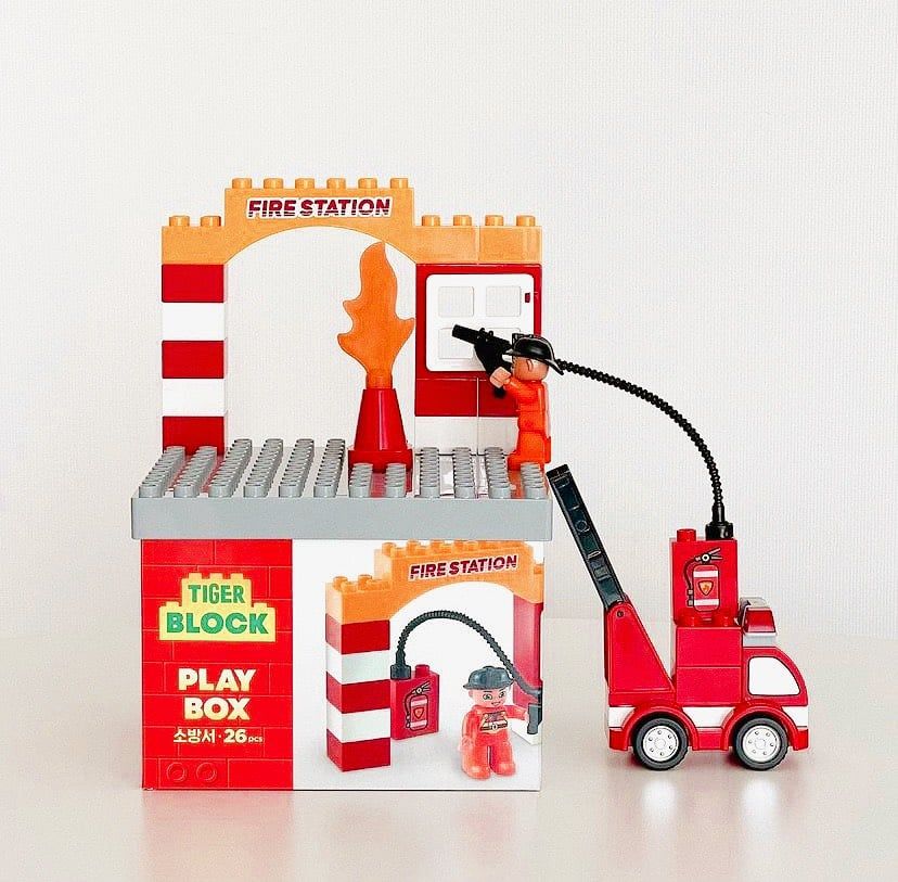  [My Little Tiger] Đồ Chơi Block Play Box Cho Bé - Order Hàn Quốc 5-7 Ngày 