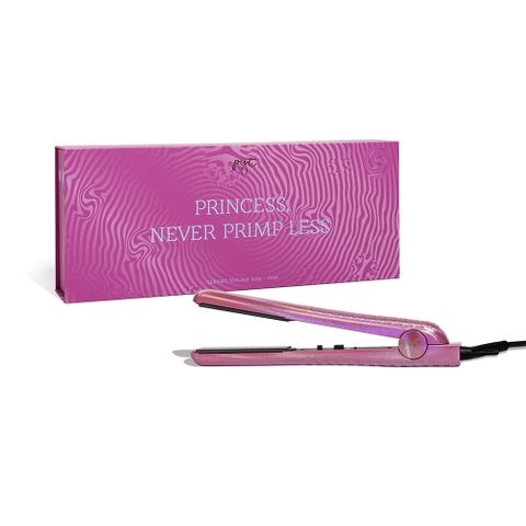 Máy Duỗi Tóc Bằng Sứ  PYT - Laser Print - Màu Hồng