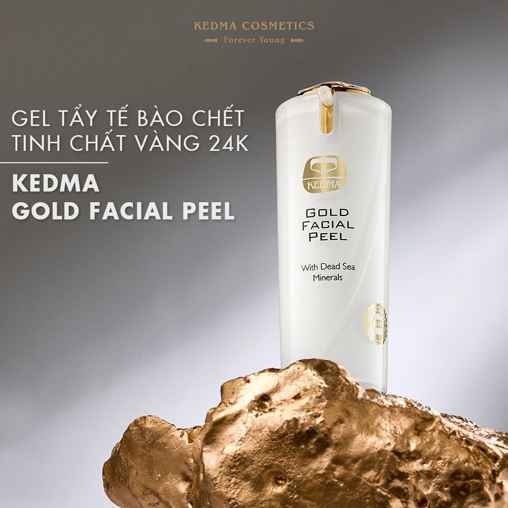 Peeling Visage à L'or Kedma Gold - 40ml - Neuf En Emballage D'origine
