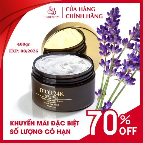 Kem dưỡng ẩm toàn thân D'or24K (Ngọc trai South Sea)
