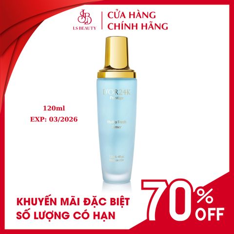 Nước hoa hồng cấp ẩm tươi mát D'or24K