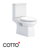  Bồn Cầu COTTO C1182 Hai Khối Xả Nhấn Viva E 