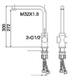  VÒI RỬA CHÉN NÓNG LẠNH - BM2137 