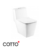  Bồn Cầu COTTO C10327 Một Khối Quado Xả Nhấn 