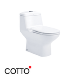  Bồn Cầu COTTO C1111 Một Khối Victor Xả Nhấn 