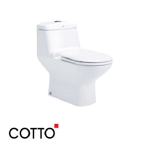  Bồn Cầu COTTO C1111 Một Khối Victor Xả Nhấn 