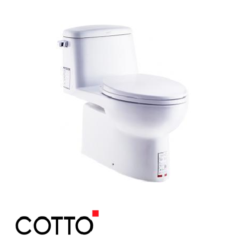  Bồn Cầu COTTO C1141 Một Khối Priz Xả Gạt 