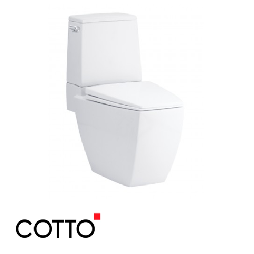  Bồn Cầu COTTO C13507 Hai Khối Hercules Xả Gạt 