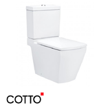  Bồn Cầu COTTO C17087 Hai Khối Tetragon Xả Nhấn 