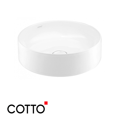  Chậu Lavabo COTTO C003407 Đặt Bàn Sensation Round 