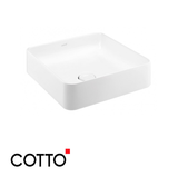  Chậu Lavabo COTTO C003417 Đặt Bàn Sensation Square 