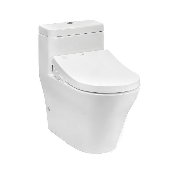  TOTO Bàn cầu một khối kèm nắp rửa điện tử WASHLET dòng S7 CW166RBXW_TCF4732ANW1 