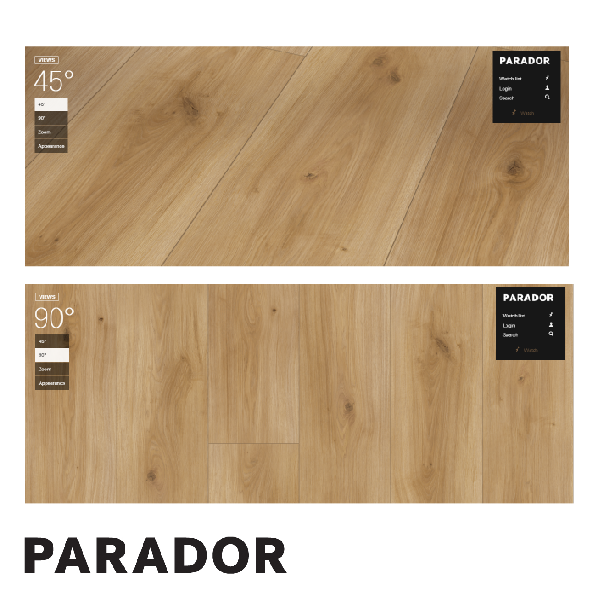  Sàn gỗ Parador - Oak Ho­ri­zont Nat­ural Wide plank - 1593853 