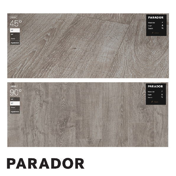  Sàn gỗ Parador - Oak Light Grey Wide plank - 1593842 