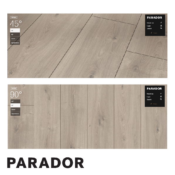 Sàn gỗ Parador - Oak Mis­tral Grey Wide plank - 1567466 