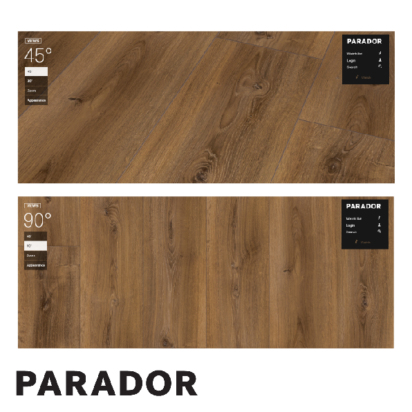  Sàn gỗ Parador - Oak Montana Limed Wide plank - 1593850 