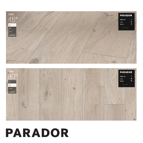  Sàn gỗ Parador - Oak Nat­ural Grey Wide plank - 1593798 