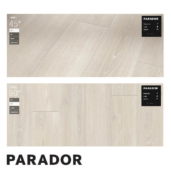  Sàn gỗ Parador - Oak Sky­line White Wide plank - 1601447 