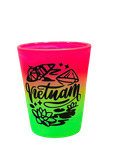  Neon Shot Glass Viet Nam 2 (Pink & Green) 