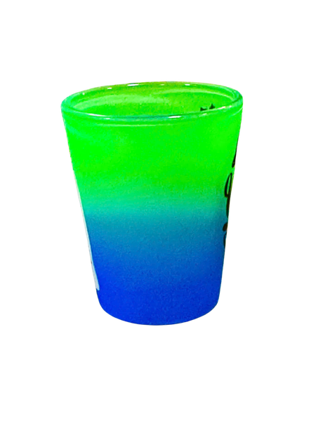 Neon Shot Glass Viet Nam 2 (Green & Blue)