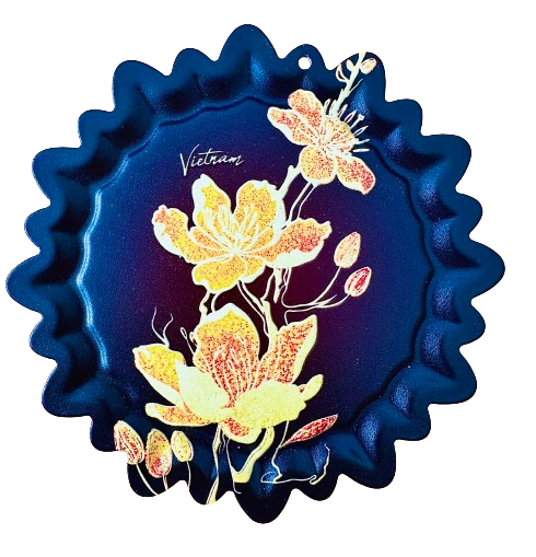 3D Metal Flower Shape 02