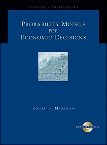  Probability Models for Economic Decisions 