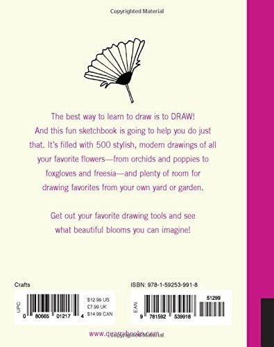 Draw 500 Fabulous Flowers_Lisa Congdon_9781592539918_Quarry Books