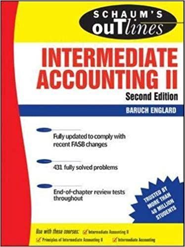  Schaum's Outline of Intermediate Accounting II 