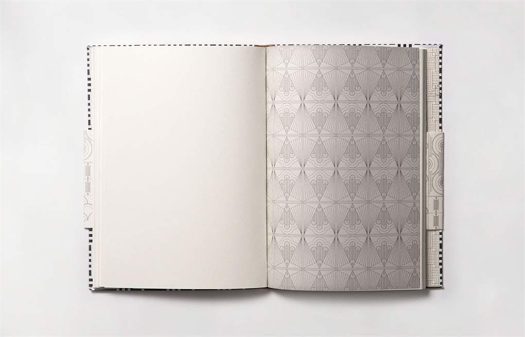  The Dreamday Pattern Journal: Art Deco - Manhattan : Colouring-in notebook for writing, musing, drawing and doodling_Marion Deuchars_9781856699969_Laurence King Publishing 