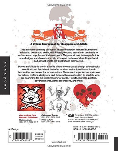  Bones and Skulls Book and DVD_ Rockport Publishers Inc._9781592536603_Author  Ricorico 