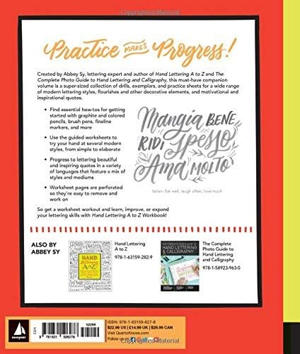 Hand Lettering A to Z Workbook_ Rockport Publishers Inc._9781631596278_Author  Abbey Sy