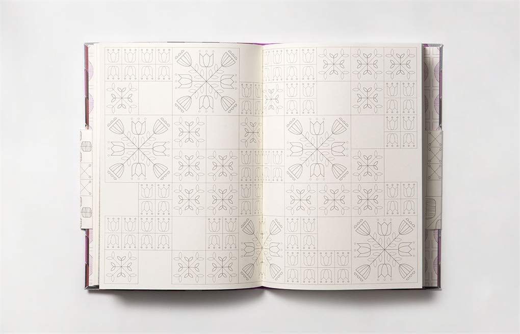  The Dreamday Pattern Journal: Mid Century Modern - Scandinavian Design : Colouring-in notebook for writing, musing, drawing and doodling_Marion Deuchars_9781856699983_Laurence King Publishing 