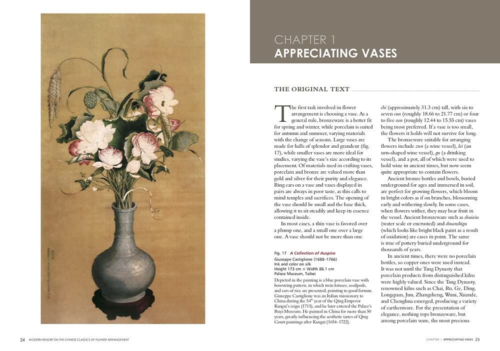  Modern Reader on the Chinese Classics of Flower Arrangement 