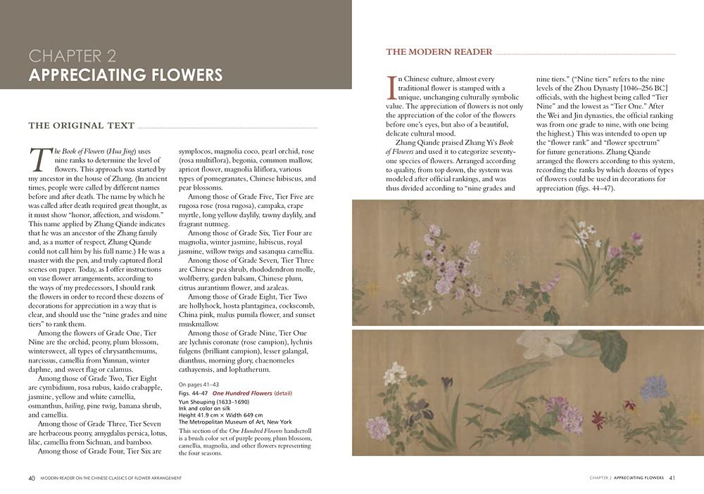  Modern Reader on the Chinese Classics of Flower Arrangement 