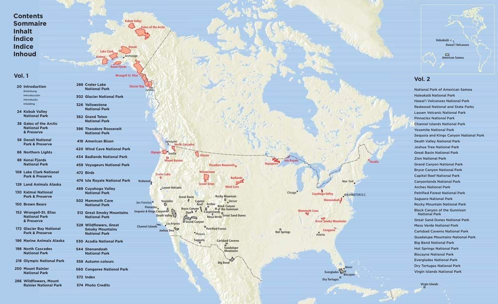  American National Parks: Alaska, Northern & Eastern USA 