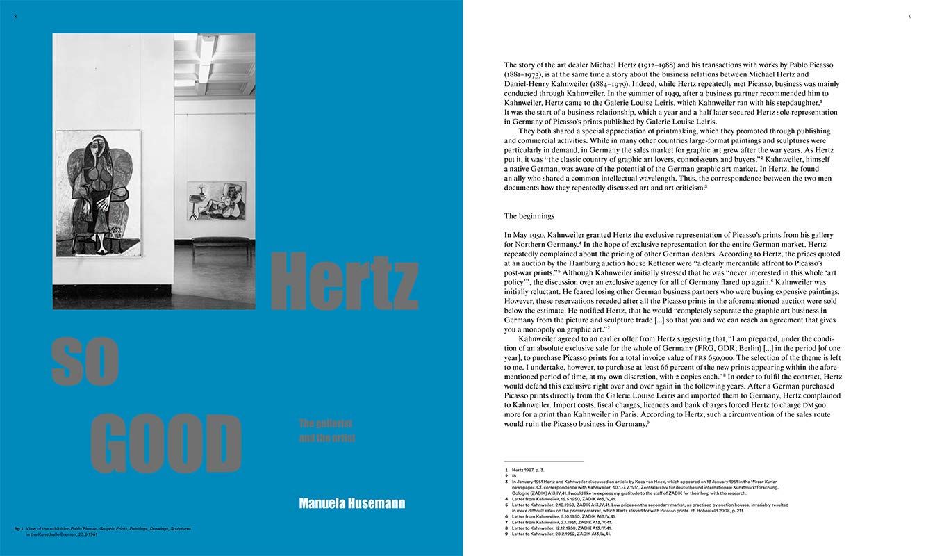  The Picasso Connection : The Artist and his Gallerist_Kunsthalle Bremen_9783775748056_Hatje Cantz 