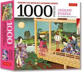  Viewing the Moon Japanese Garden- 1000 Piece Jigsaw Puzzle 
