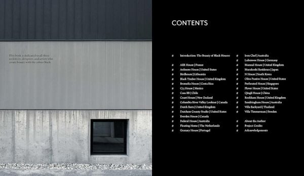 Modern Houses in Black