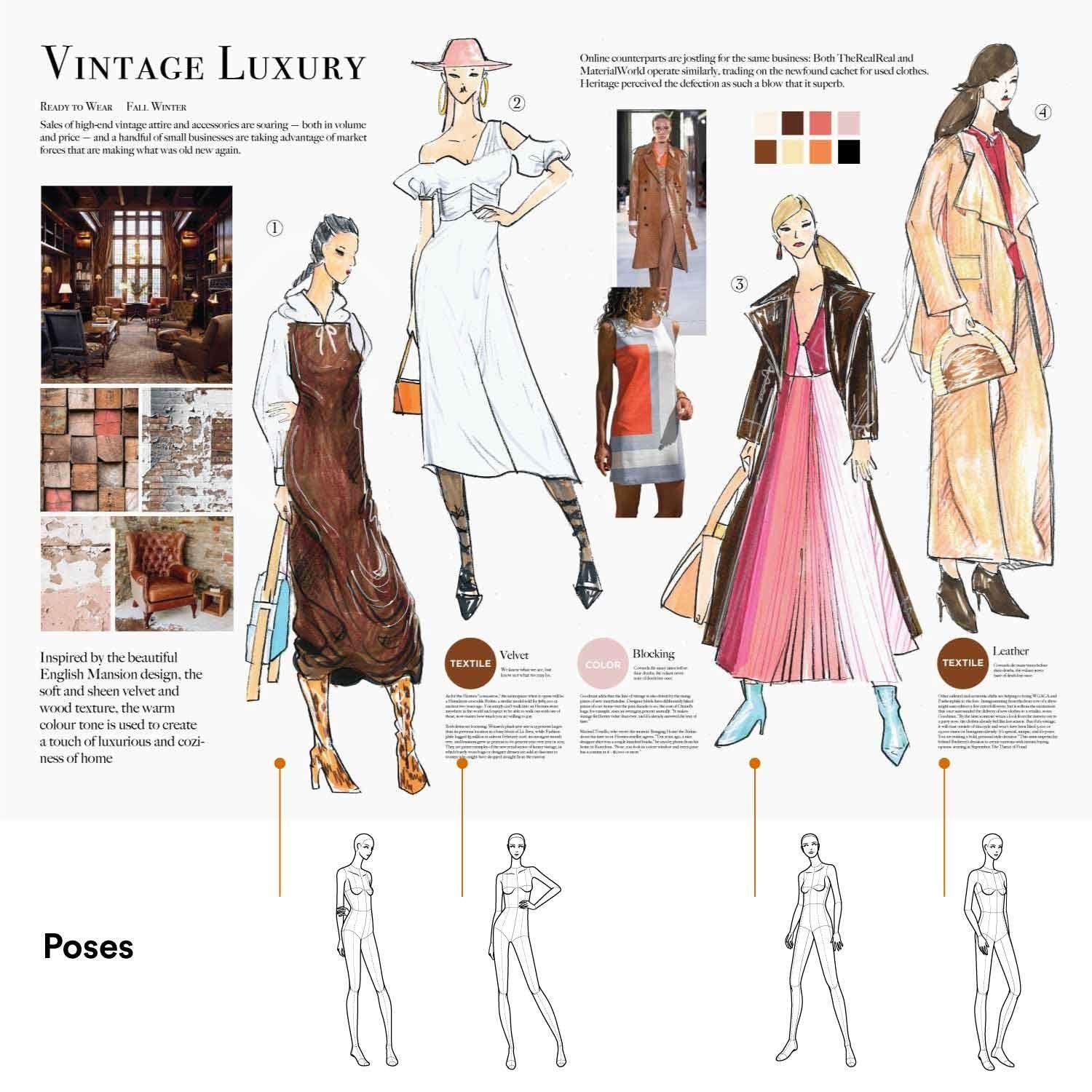  Poses for Fashion Illustration (Card Box) : 100 essential figure template cards for designers_ Fashionary International Limited_9789887711056_Author  FASHIONARY 