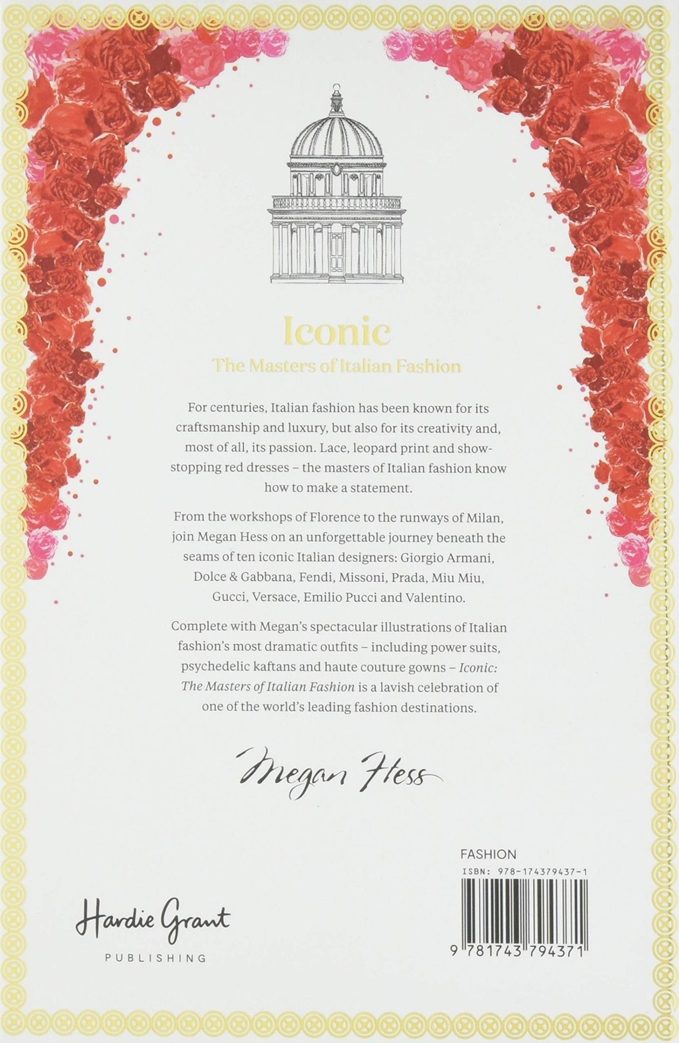  Iconic: The Masters of Italian Fashion_Megan Hess_9781743794371_Hardie Grant Books 