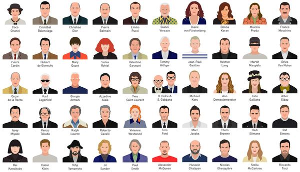 The Lives of 50 Fashion Legends : Visual biographies of the world's greatest designers_FASHIONARY_9789887711025_Fashionary International Limited