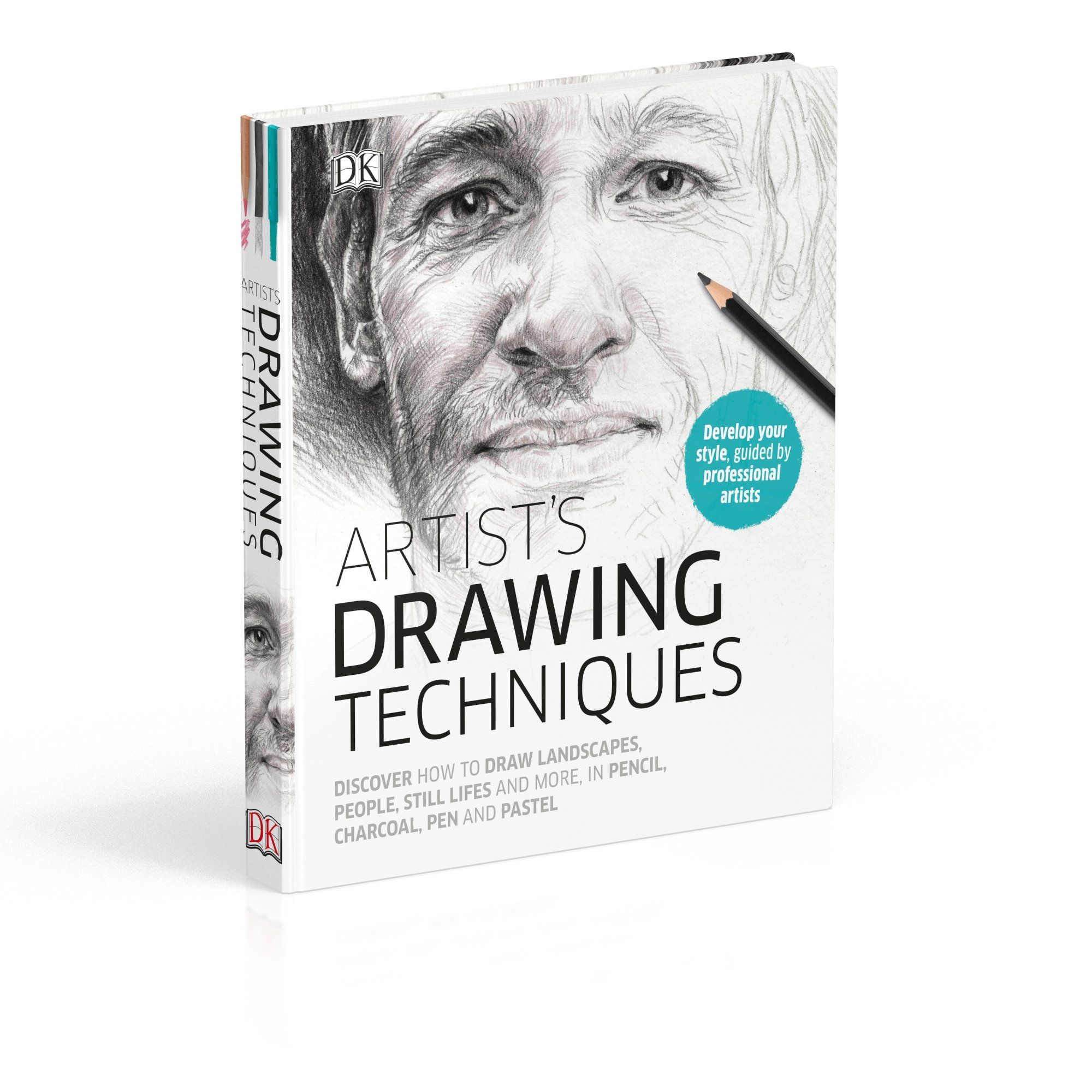  Artist's Drawing Techniques : Discover How to Draw Landscapes, People, Still Lifes and More, in Pencil, Charcoal, Pen and Pastel_DK_9780241255988_Dorling Kindersley Ltd 