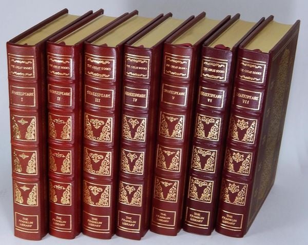 Easton Press Complete Works of William Shakespeare 7 Vol Set